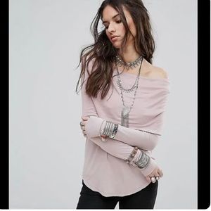 We the Free Fold Over Long Sleeve Shirt